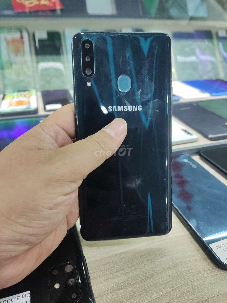 Samsung Galaxy A20s 32GB Đen. Mua bán Điện thoại tại Thành phố Bến Tre Bến Tre được đăng bởi Điện thoại Bến Tre giá rẻ hình 1