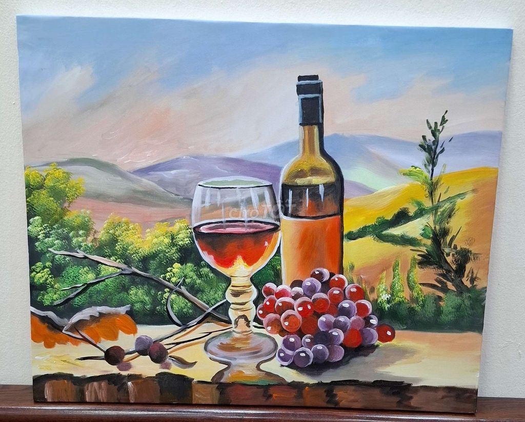 Tranh sơn dầu khổ 50x60. Mua bán Đồ sưu tầm, đồ cổ tại Huyện Gia Lâm Hà Nội được đăng bởi Tranh Sơn Dầu MTGVN hình 1