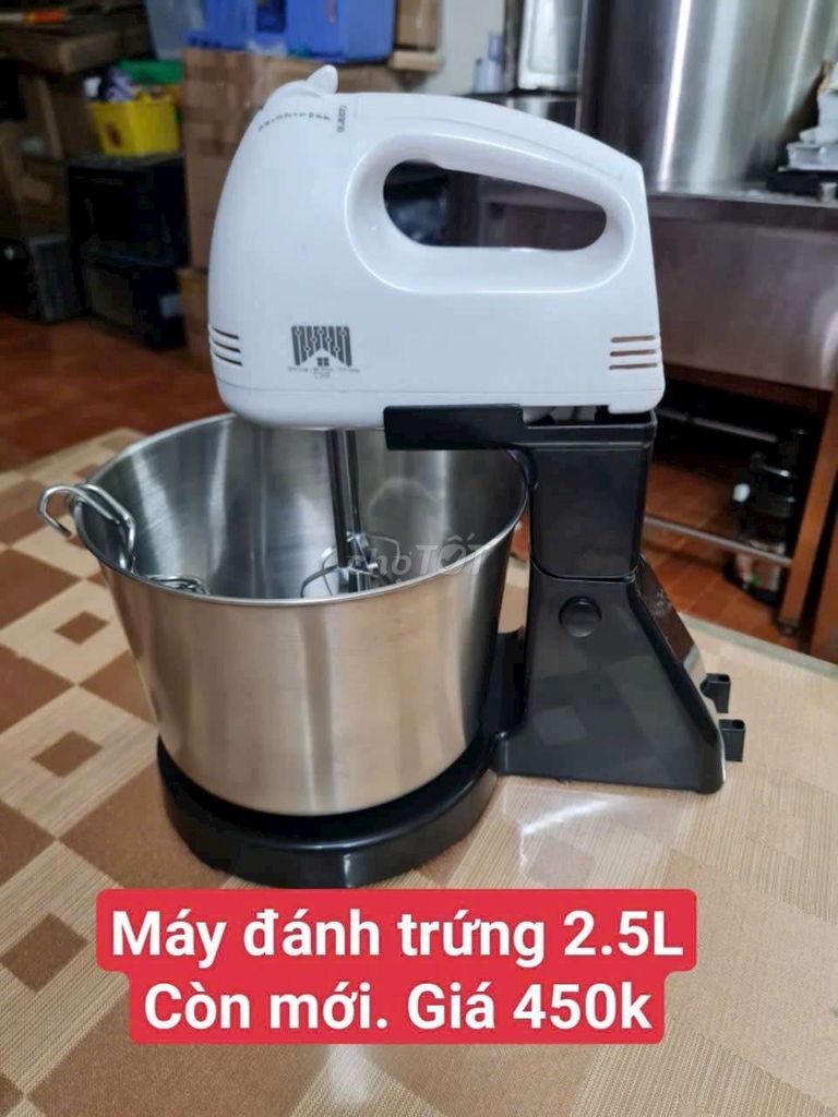 Thanh lý MÁY ĐÁNH TRỨNG - TRỘN BỘT
Còn mới