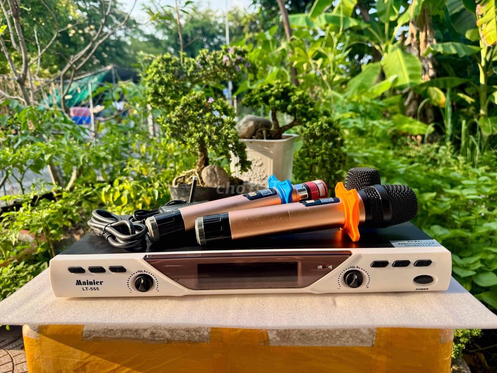 Micro bãi Mainier LT-555 Vàng đồng. Mua bán Tivi, Âm thanh tại Huyện Phong Điền Cần Thơ được đăng bởi Phong Vũ Audio Cần Thơ hình 1