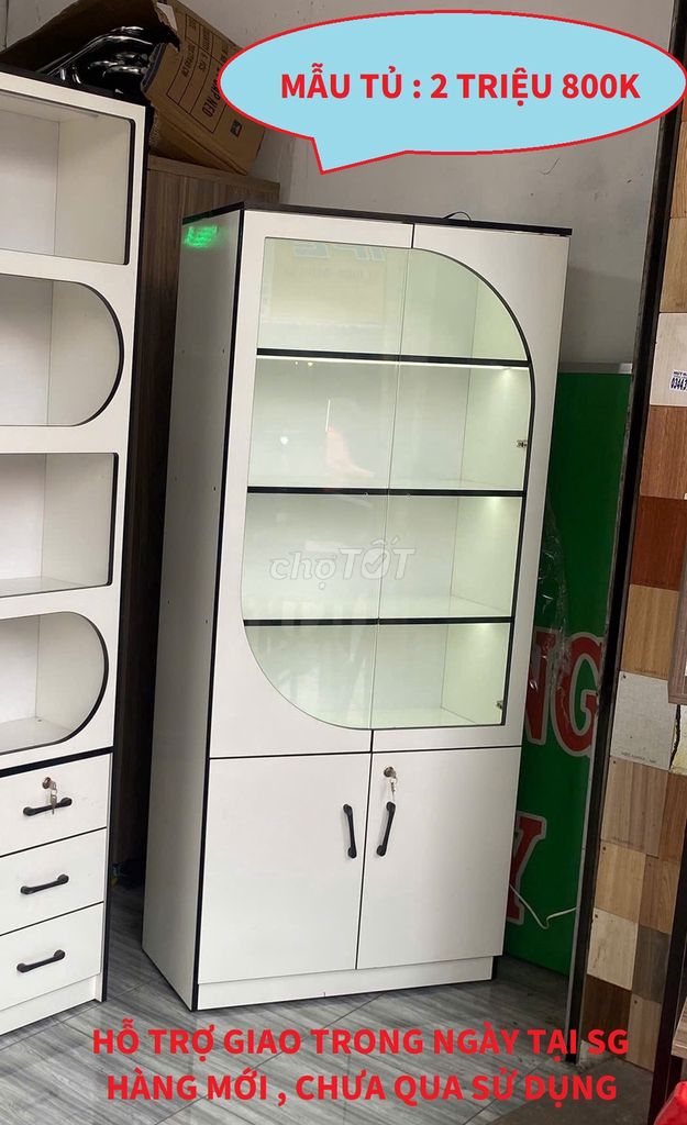 TỦ DECOR & TỦ TRƯNG BÀY SHOWROOM/ SHOP . Mua bán Tủ, kệ gia đình tại Quận Tân Bình Tp Hồ Chí Minh được đăng bởi  NỘI THẤT GIÁ XƯỞNG TPHCM hình 1