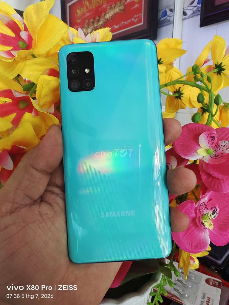 Samsung Galaxy A51 128GB Xanh Ngọc 6GB. Mua bán Điện thoại tại Thành phố Biên Hòa Đồng Nai được đăng bởi  Phát tùng Android hình 1