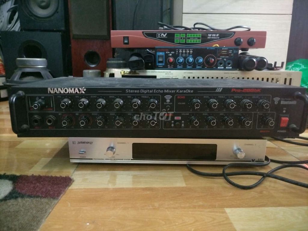 Mixer karaoke Nanomax Pro-268BK Đen Bluetooth. Mua bán Tivi, Âm thanh tại Quận Gò Vấp Tp Hồ Chí Minh được đăng bởi tài lộc hình 1