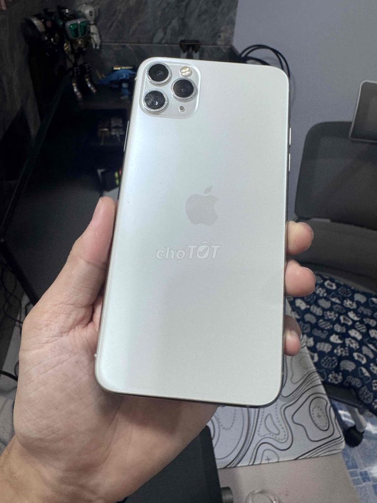Apple iPhone 11 Pro Max Bạc 100pin. Mua bán Điện thoại tại Thành phố Phan Rang-Tháp Chàm Ninh Thuận được đăng bởi Văn Hoan hình 1