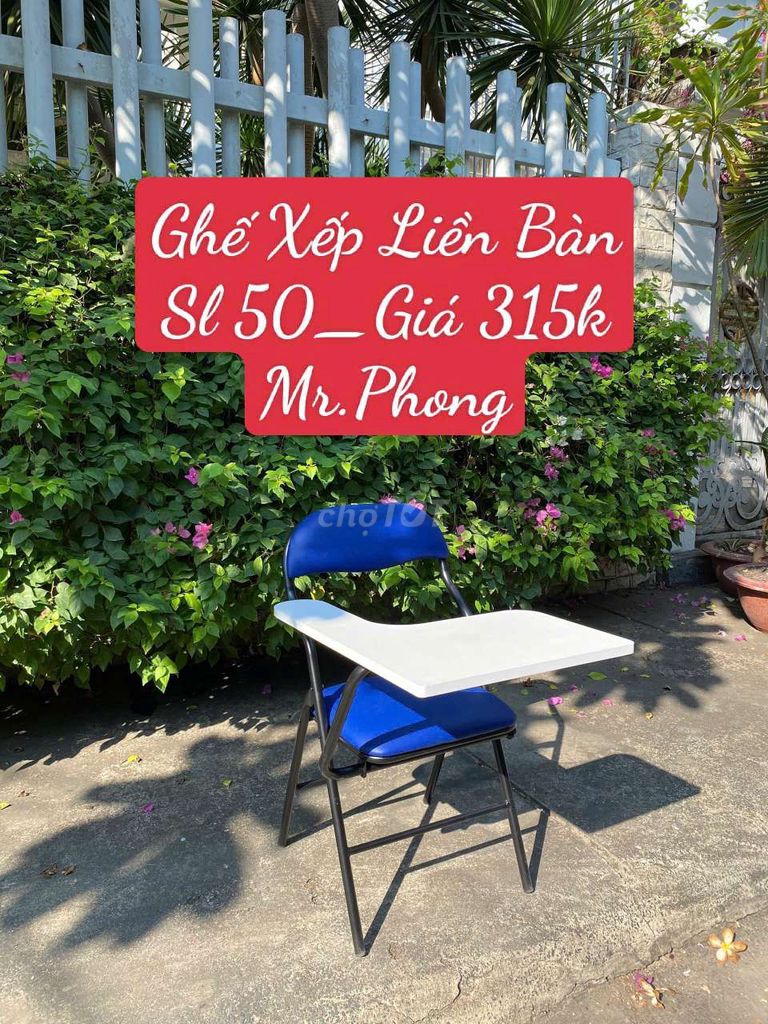 ghế xếp liền bàn giá 315k  sl 100 chiếc tphcm. Mua bán Bàn ghế tại Quận 1 Tp Hồ Chí Minh được đăng bởi Phong Nội Thất Thanh Bình hình 1