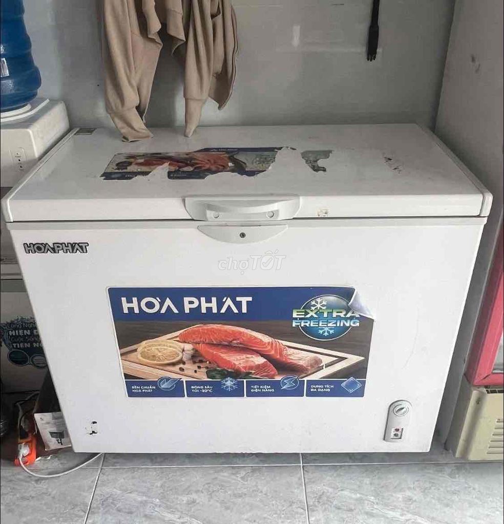 Tủ đông Hòa Phát 1 cánh Trắng. Mua bán Tủ lạnh tại Thành phố Vĩnh Long Vĩnh Long được đăng bởi Trần Mai hình 1