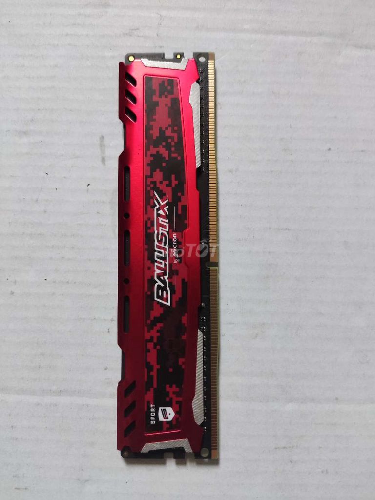 RAM Ballistix Sport DDR4 4GB 2666MHz Đỏ. Mua bán Linh kiện (RAM, Card...) tại Quận 8 Tp Hồ Chí Minh được đăng bởi datlinhkienvitinhcu hình 1
