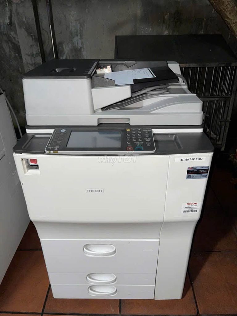 Máy photocopy Ricoh tốc độ cao Ricoh 7502. Mua bán Đồ dùng văn phòng tại Quận 12 Tp Hồ Chí Minh được đăng bởi thiết bị văn phòng hình 1