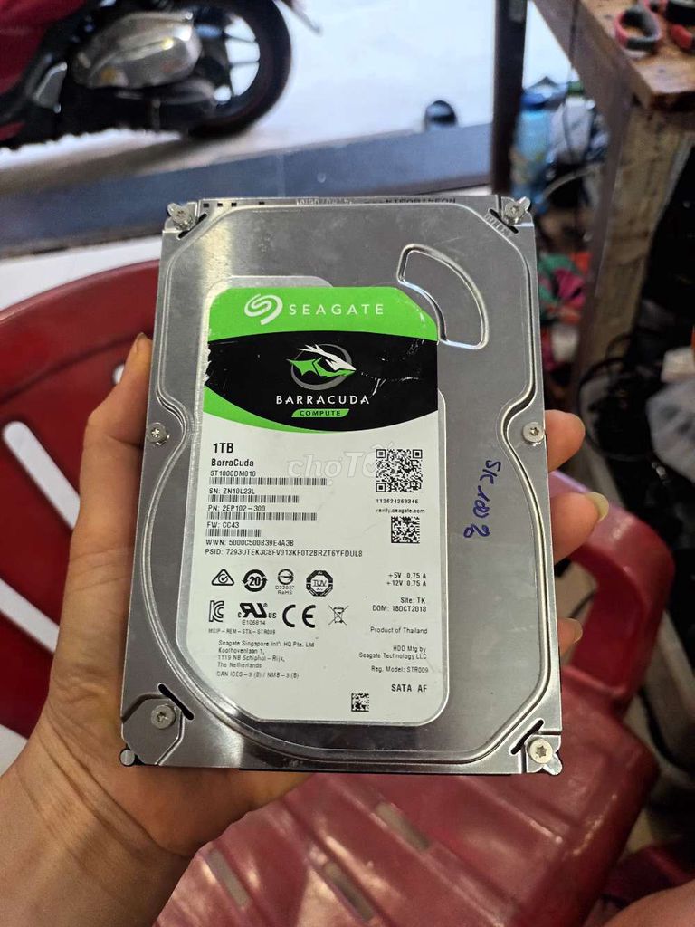 Ổ cứng HDD Seagate 1TB good 100%. Mua bán Linh kiện (RAM, Card...) tại Quận Hải Châu Đà Nẵng được đăng bởi NGUYỄN ĐĂNG LÝ hình 1