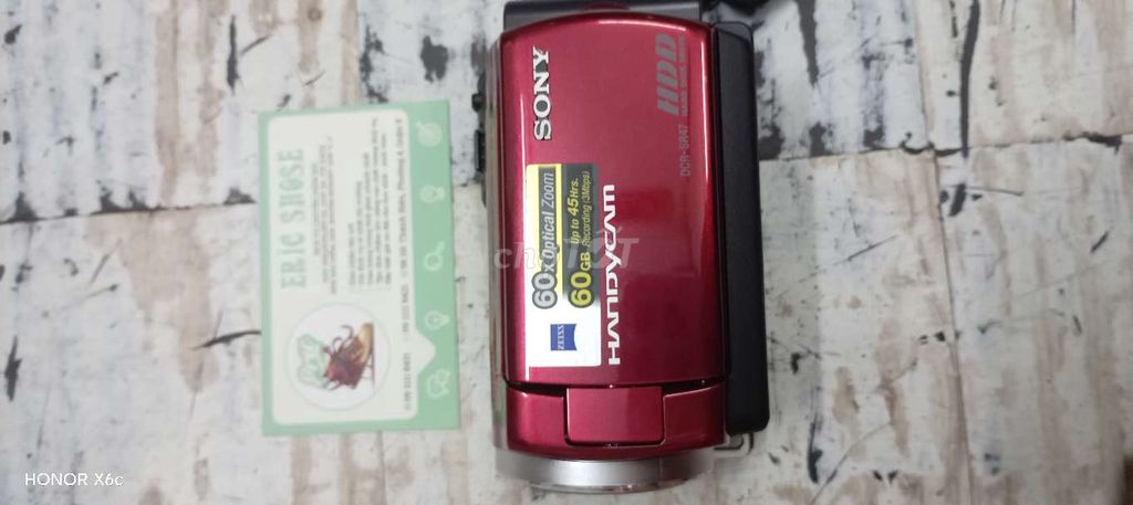 Máy quay phim Sony DCR-SR47E Đỏ. Mua bán Máy ảnh, Máy quay tại Quận 8 Tp Hồ Chí Minh được đăng bởi shop poony house hình 1