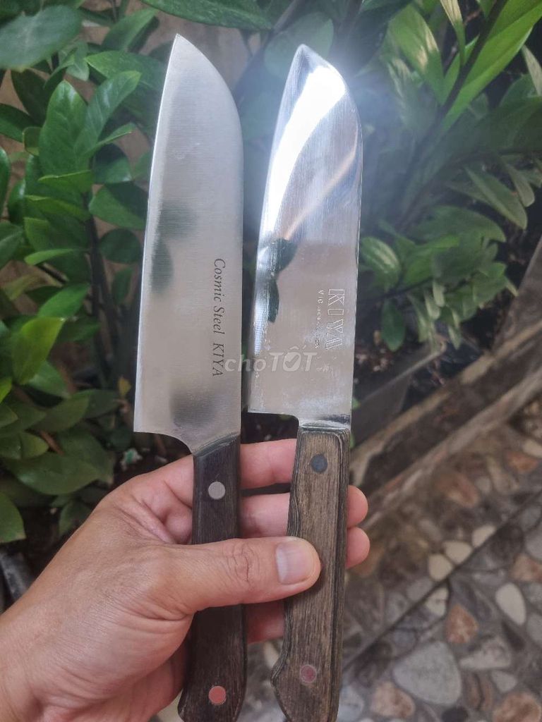 Dao Santoku Kiya Thép vũ trụ. Mua bán Dụng cụ nhà bếp tại Thành phố Dĩ An Bình Dương được đăng bởi Cuongkien hình 1