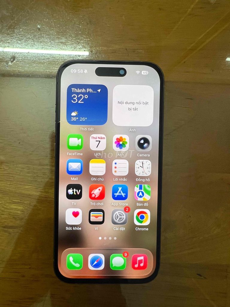 Apple iPhone 15 Pro 128GB Titan Mỹ 99%. Mua bán Điện thoại tại Thành phố Thủ Dầu Một Bình Dương được đăng bởi Nguyễn Hùng hình 1