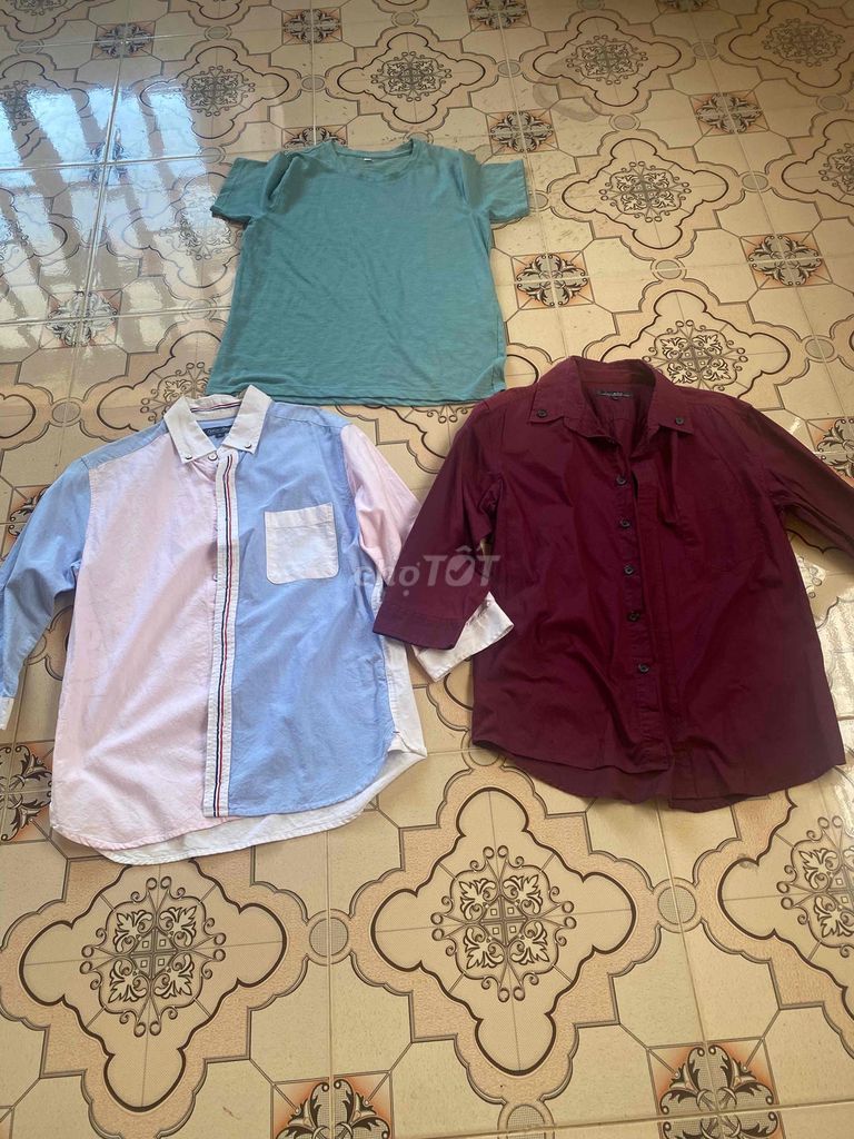 2 Áo sơ mi Nam vải mềm mại size M. Mua bán Quần áo tại Huyện Bình Đại Bến Tre được đăng bởi  Huỳnh Lâm  hình 1
