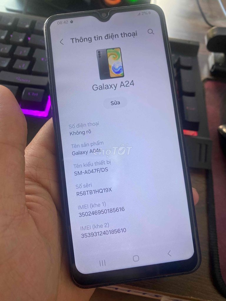 Samsung A04S 64GB Đen. Mua bán Điện thoại tại Quận Bình Tân Tp Hồ Chí Minh được đăng bởi Lộc Hoàng hình 1