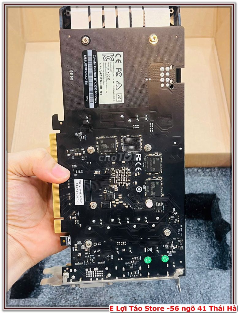 Card màn hình Colorful RTX 3050 6GB đã sử dụng. Mua bán Linh kiện (RAM, Card...) tại Quận Đống Đa Hà Nội được đăng bởi Nguyễn Tiến Lợi hình 1