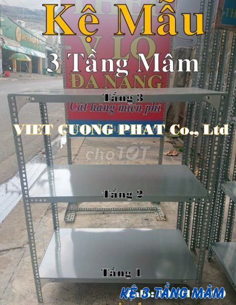 Kệ V lỗ 3 tầng mâm (100x50). Cao 1.2m. Mua bán Tủ, kệ gia đình tại Quận Bình Tân Tp Hồ Chí Minh được đăng bởi Kệ Thép V Lỗ Đa Năng hình 1