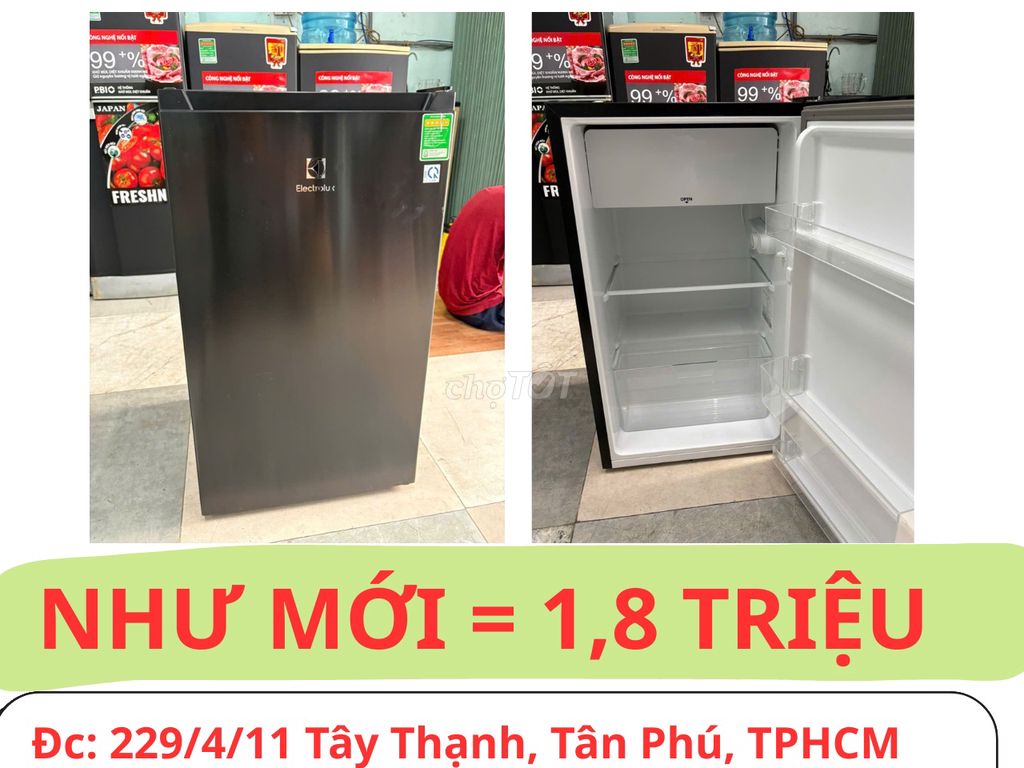 🧧 SIÊU LƯỚT: ELECTROLUX 94L– ĐẸP MỚI – GIÁ 1.8TR 🧧. Mua bán Tủ lạnh tại Quận Tân Phú Tp Hồ Chí Minh được đăng bởi Nam Tiến  hình 1