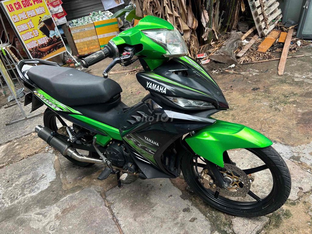 Yamaha Exciter 2013 Đen, Xanh lá phuộc Ohlins