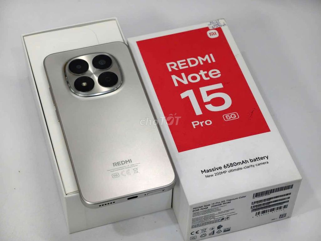 Xiaomi Redmi Note 15 Pro 5G 256GB Titan. Mua bán Điện thoại tại Quận Ninh Kiều Cần Thơ được đăng bởi Lê Khang hình 1