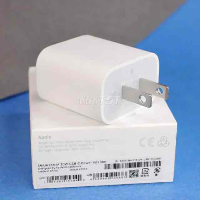 Cóc sạc Apple 20W USB-C Trắng. Mua bán Phụ kiện (Màn hình, Chuột...) tại Quận 8 Tp Hồ Chí Minh được đăng bởi Lý Hưng hình 1