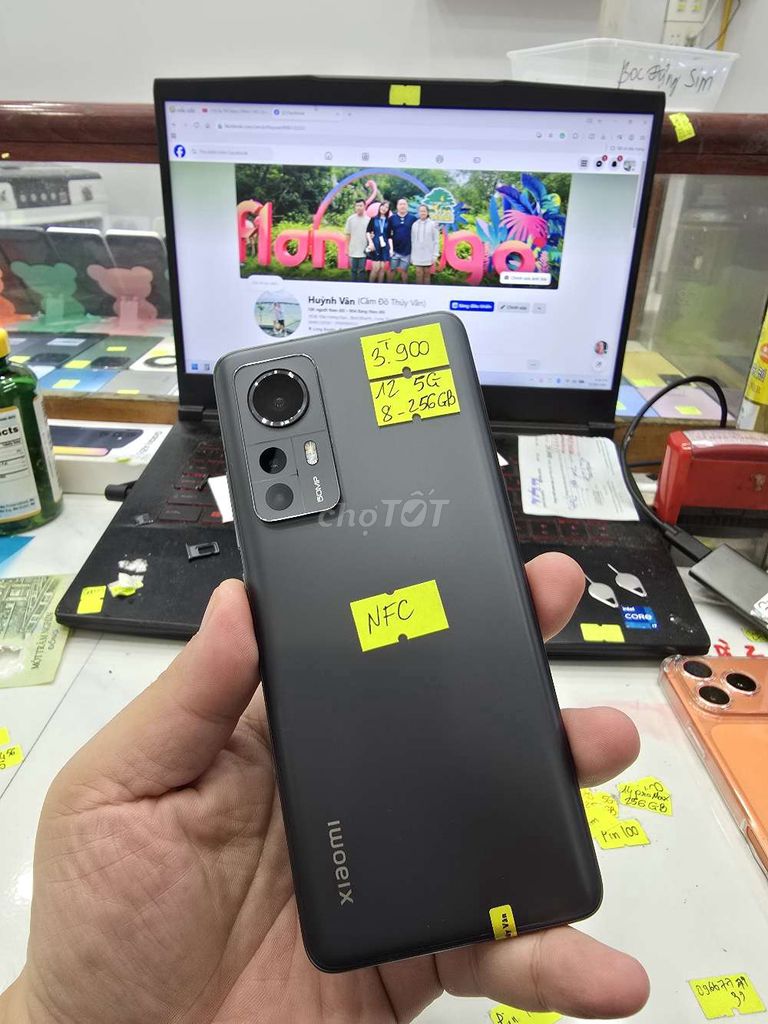 Xiaomi 12 5G 8GB/256GB Đen. Mua bán Điện thoại tại Thành phố Long Xuyên An Giang được đăng bởi Facebook Cầm Đồ Thúy Vân hình 1