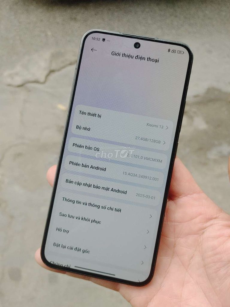 Xiaomi mi 13 8/128 giao lưu. Mua bán Điện thoại tại Quận Hoàn Kiếm Hà Nội được đăng bởi đình bắc hình 1