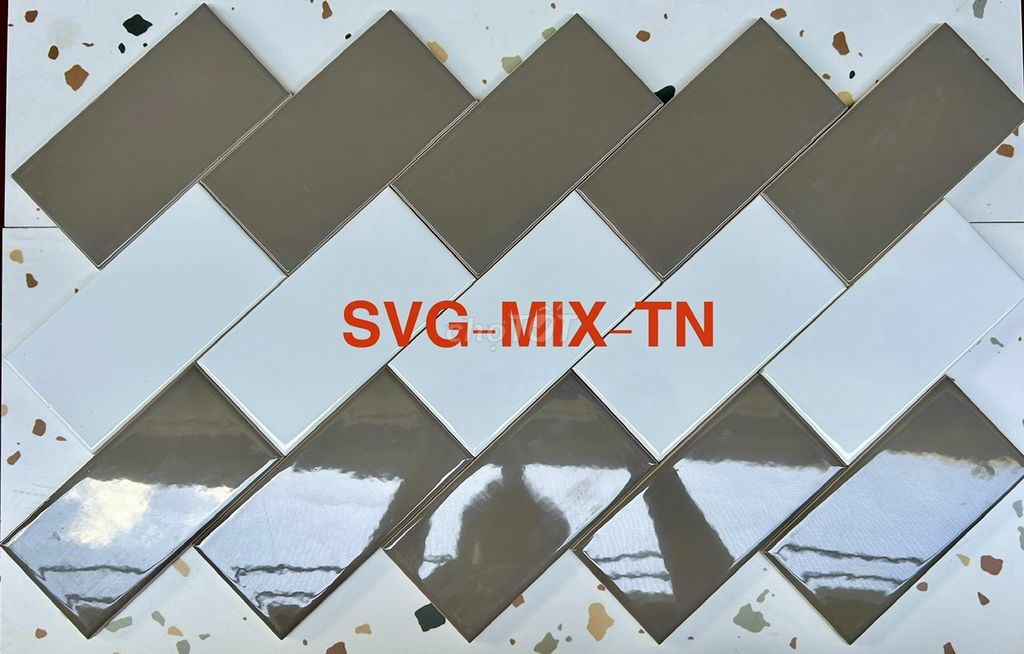 GẠCH THẺ MIX TRANG TRÍ 75X150