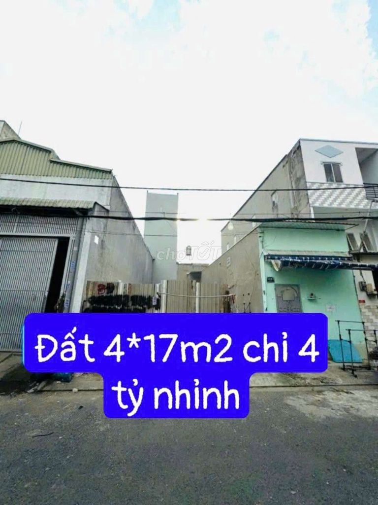 Bán Đất Mã Lò - 4*17m2 - Vị trí kinh doanh VIP