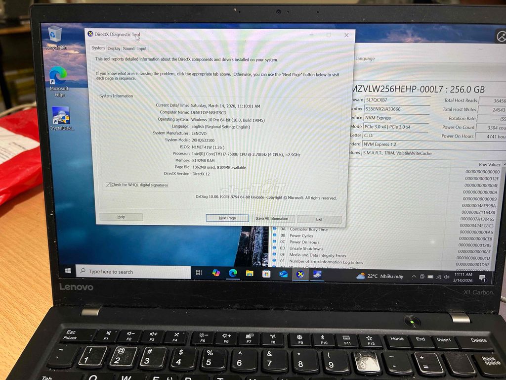 Lenovo X1 Carbon i7 8GB/256GB Đen. Mua bán Laptop tại Quận Đống Đa Hà Nội được đăng bởi Chí Hướng Group  hình 1