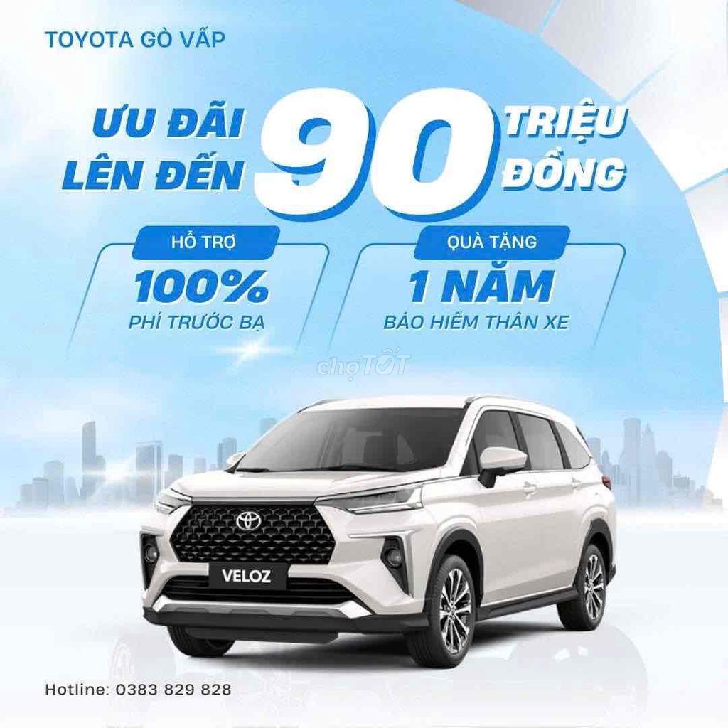 Toyota Veloz -Hỗ Trợ 100% LPTB - Trả Trước 0 Đồng. Mua bán Ô tô tại Quận Phú Nhuận Tp Hồ Chí Minh được đăng bởi Minh Duyên Toyota Gò Vấp hình 1