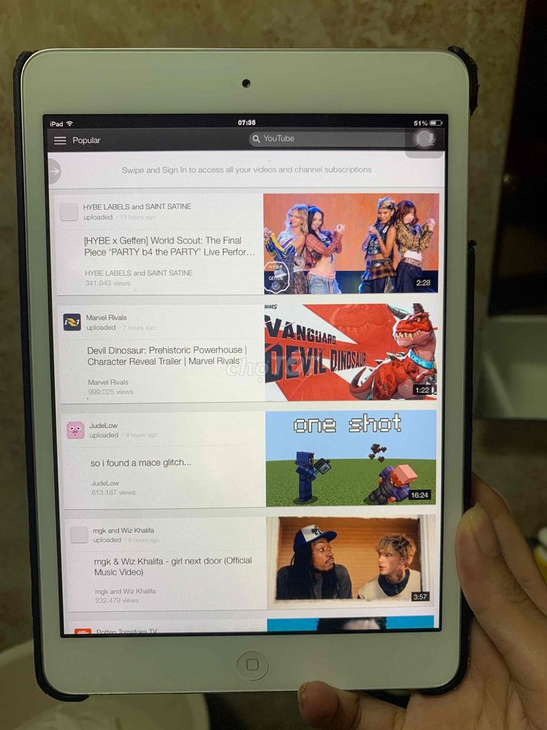 Apple iPad mini 1 16GB Trắng. Mua bán Máy tính bảng tại Quận Lê Chân Hải Phòng được đăng bởi Vy Bùi Hà hình 1
