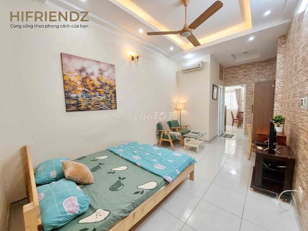 Phòng Tách bếp 40m2 Đầy đủ nội thất cách Trường Đại học Sư Phạm 600m