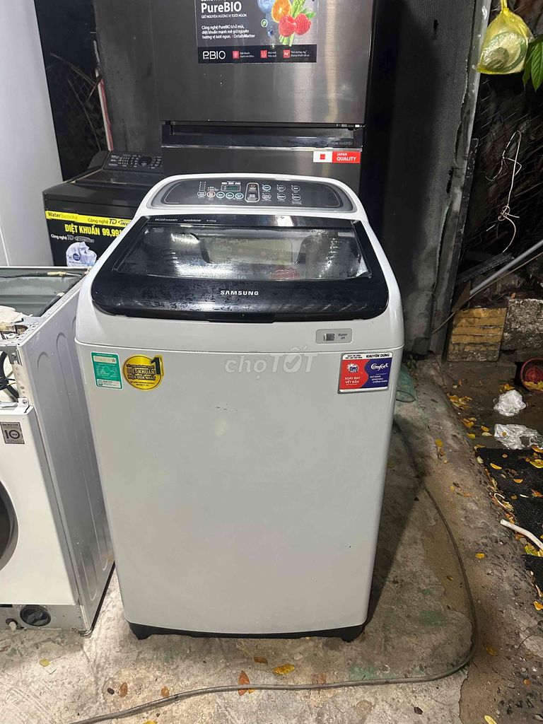 Máy giặt Samsung Inverter 9kg Trắng 90% mới. Mua bán Máy giặt tại Huyện Bình Chánh Tp Hồ Chí Minh được đăng bởi Nguyễn Chí bảo hình 1