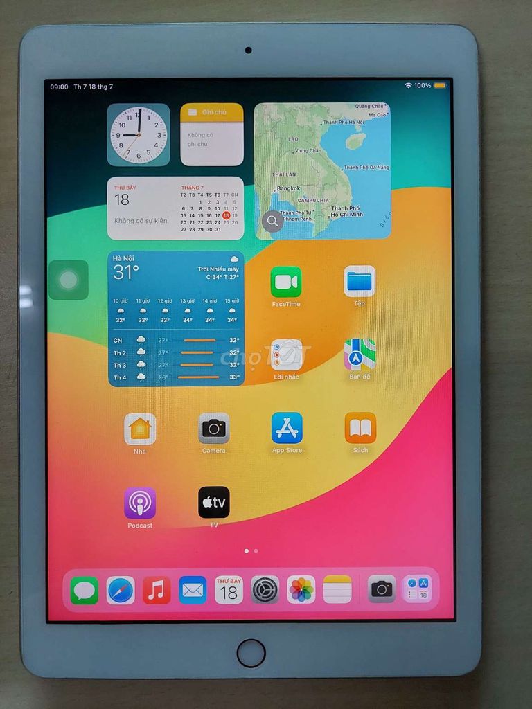 Apple iPad Gen 6 32GB Vàng hồng. Mua bán Máy tính bảng tại Thành phố Bến Tre Bến Tre được đăng bởi Ngô Phúc Vinh hình 1