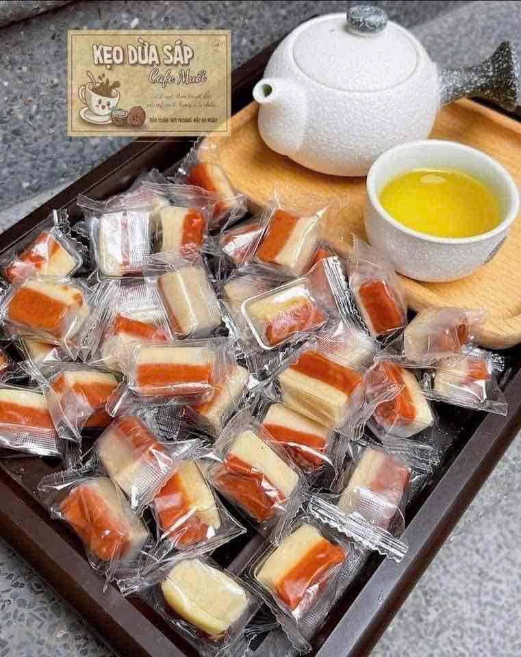 Kẹo Dừa Sáp Cafe Muối. Mua bán Đồ ăn, thực phẩm và các loại khác tại Huyện Đức Hòa Long An được đăng bởi Green Yil hình 3
