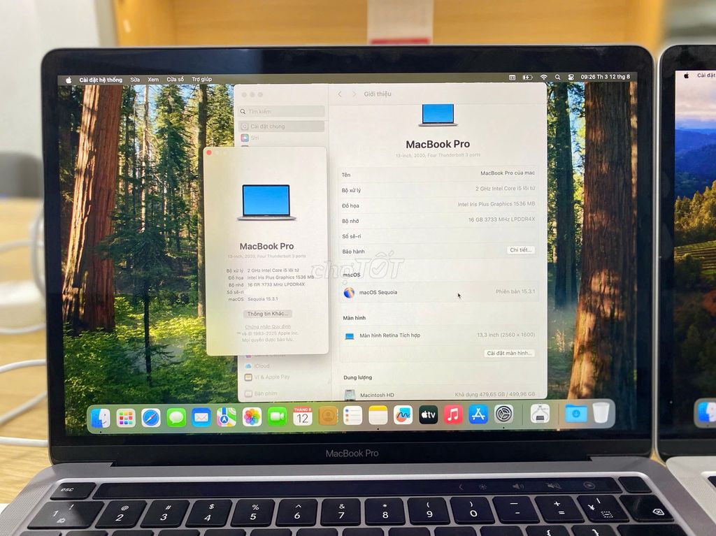 Macbook Pro 13inch 2020 Core i5 & Core i7. Mua bán Laptop tại Quận 10 Tp Hồ Chí Minh được đăng bởi MACVN hình 1