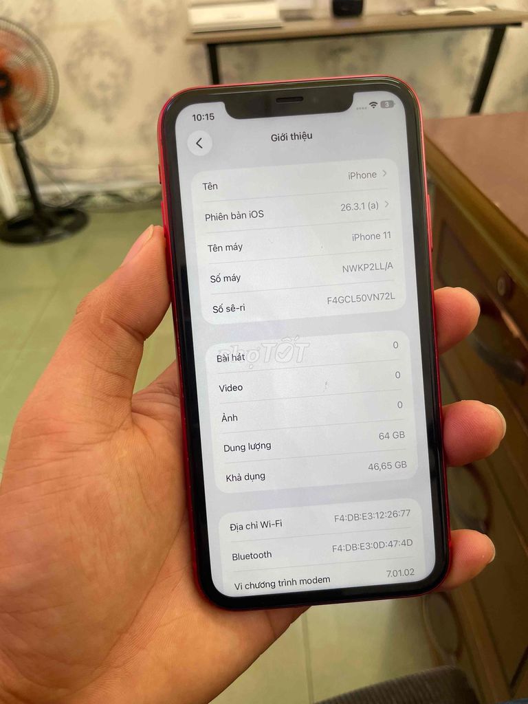Apple iPhone 11 64GB. Mua bán Điện thoại tại Thành phố Vũng Tàu Bà Rịa - Vũng Tàu được đăng bởi Thành Vtmobile hình 1