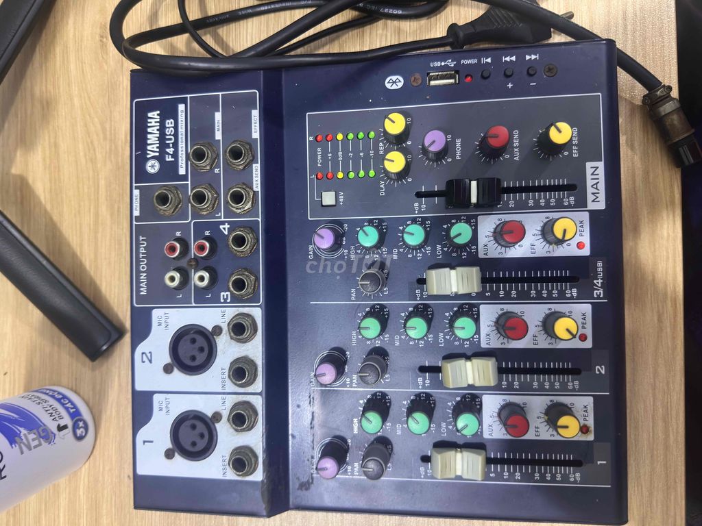 Mixer Yamaha F4-USB Xanh đậm. Mua bán Tivi, Âm thanh tại Huyện Phù Mỹ Bình Định được đăng bởi An Kaká hình 1