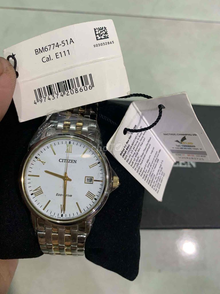 Citizen BM6774-51A Kính Sapphire mới nguyên seal. Mua bán Đồng hồ tại Thị xã Bến Cát Bình Dương được đăng bởi Hoàng Kha hình 1