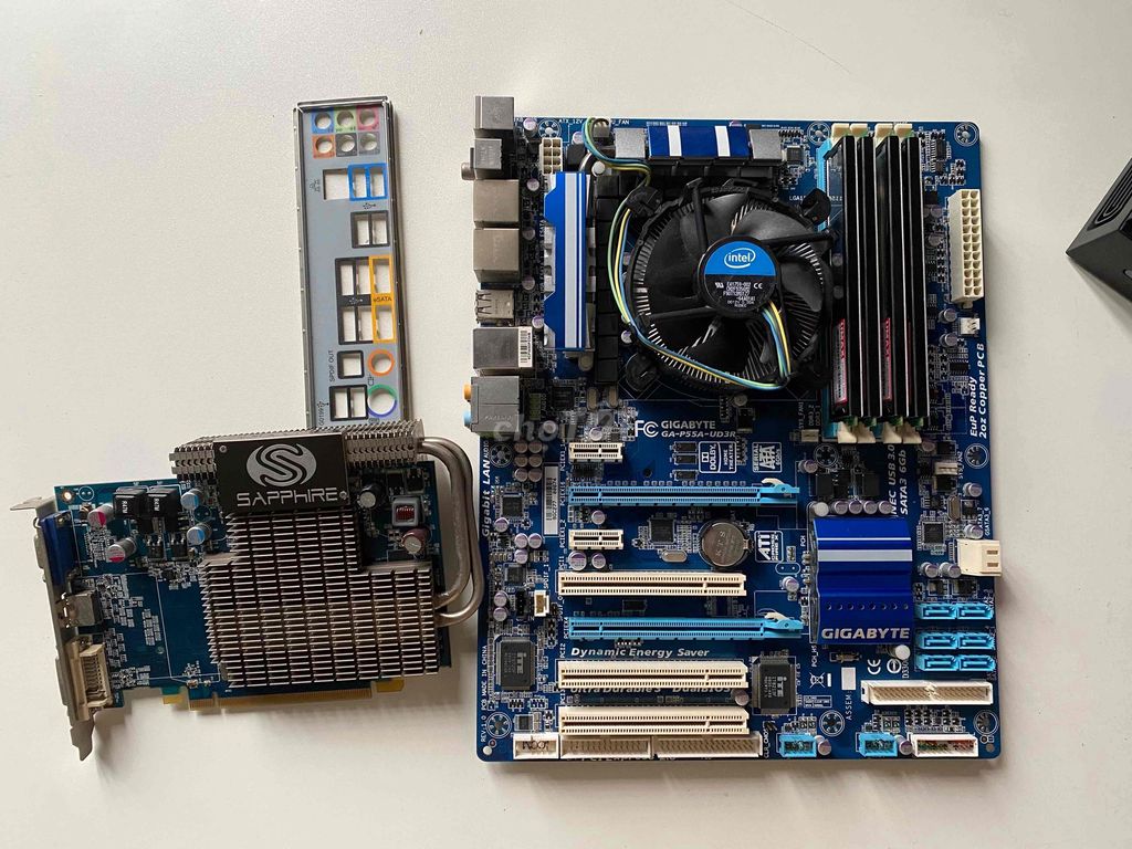Mainboard Gigabyte GA-P55A-UD3R i7 860 8GB. Mua bán Linh kiện (RAM, Card...) tại Thành phố Buôn Ma Thuột Đắk Lắk được đăng bởi HD Computer hình 1