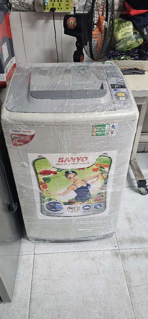 Máy giặt Sanyo/Aqua 7kg cửa trên Xám. Mua bán Máy giặt tại Thành phố Biên Hòa Đồng Nai được đăng bởi trí trung hình 1