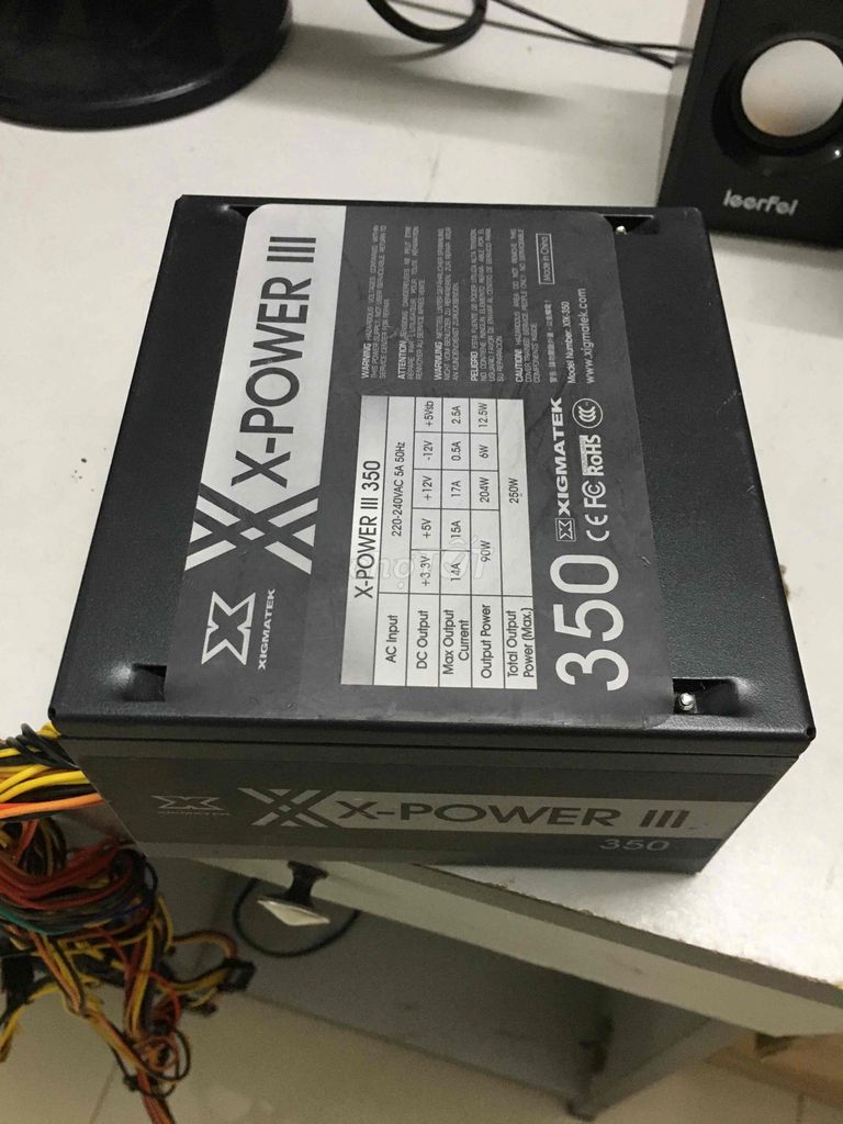 Nguồn Xigmatek xpower 350 có vga phụ 8 pin