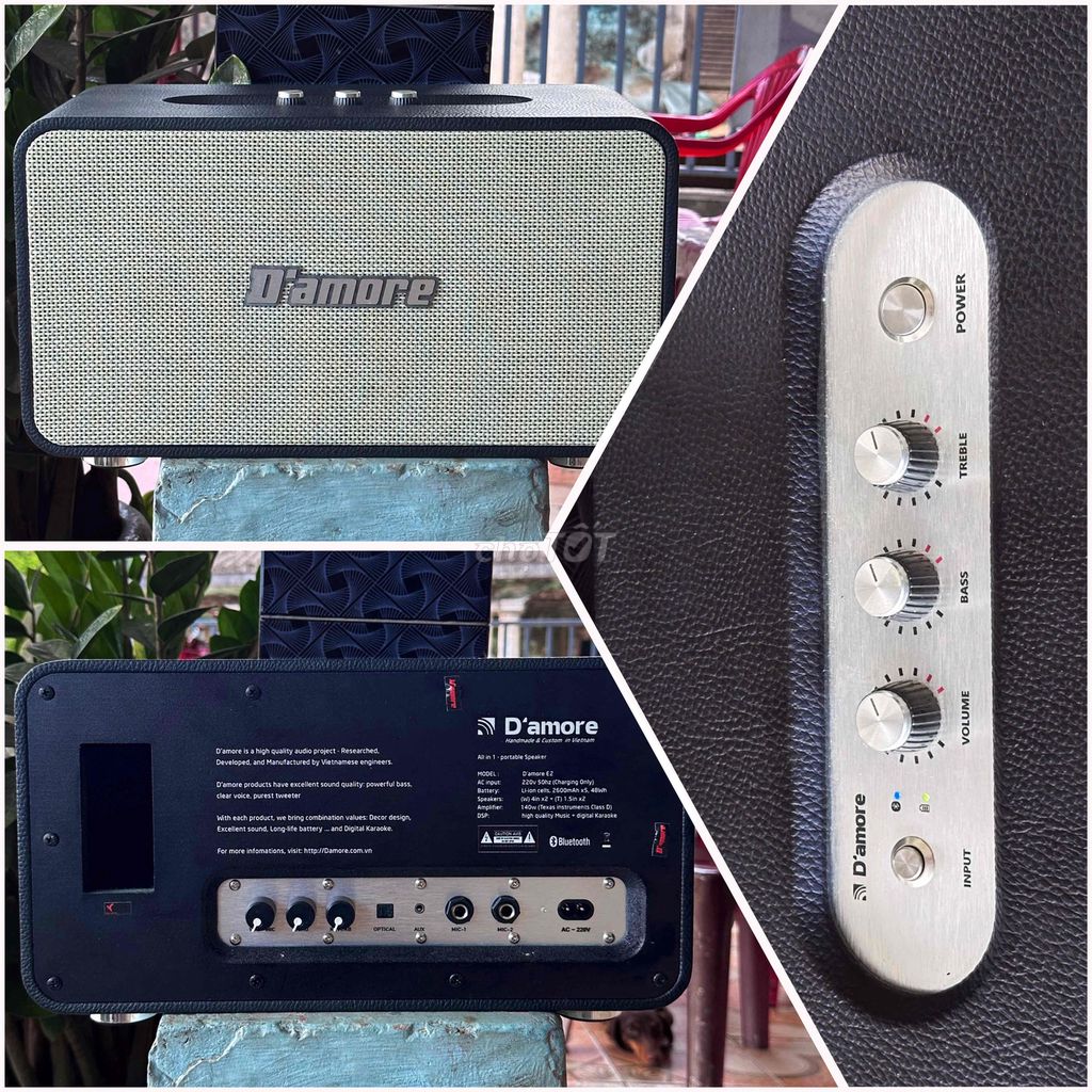 Loa Bluetooth Damore E2. Mua bán Tivi, Âm thanh tại Thị xã Hương Trà Thừa Thiên Huế được đăng bởi  Long hình 1
