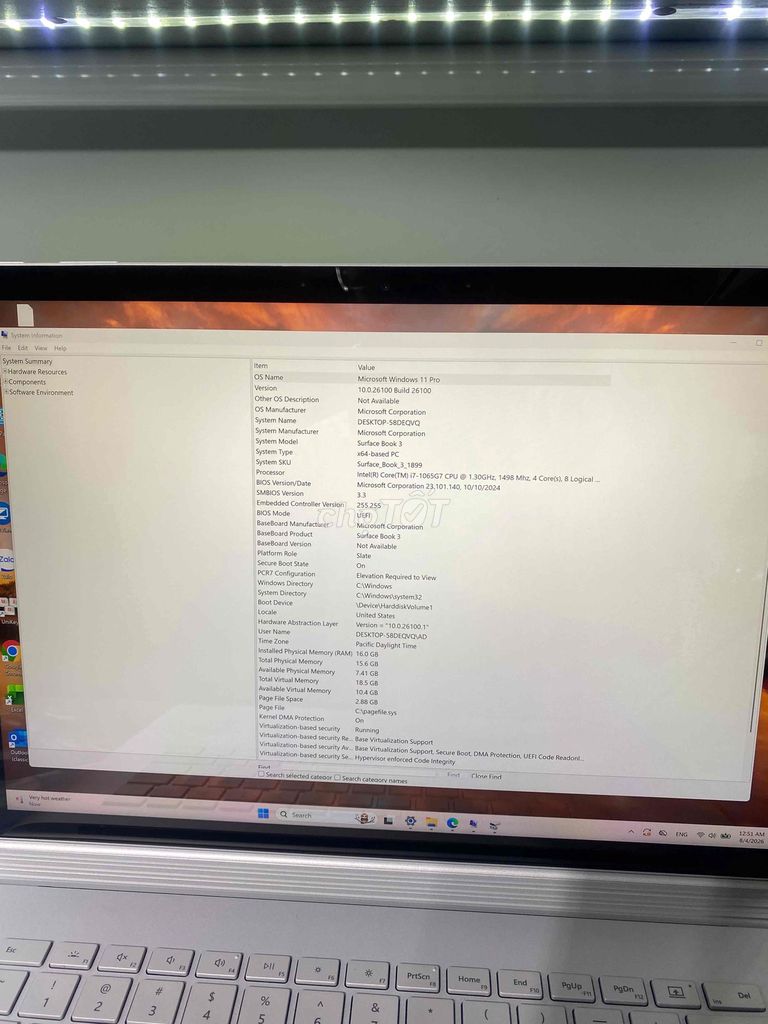 Microsoft Surface Book 3 i7 16GB/256GB Bạc. Mua bán Laptop tại Quận Đống Đa Hà Nội được đăng bởi Nguyễn Bình hình 1