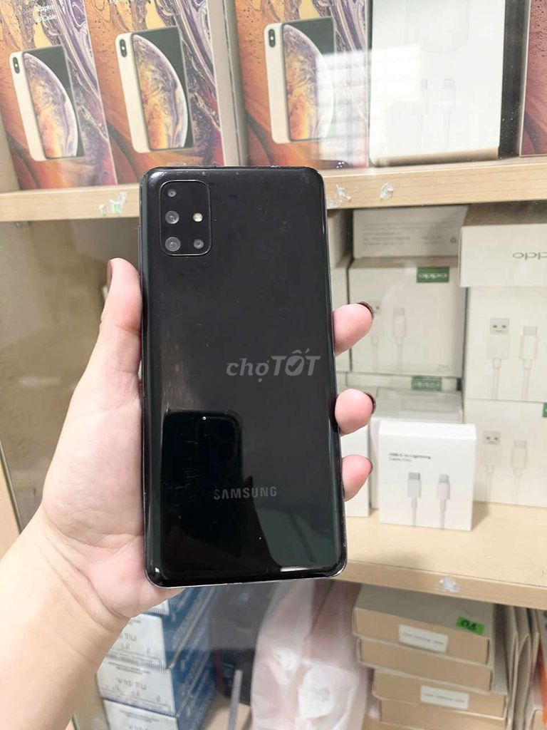 Samsung M51 128GB Đen 2 sim. Mua bán Điện thoại tại Thành phố Bến Tre Bến Tre được đăng bởi Gia Hân Mobile  hình 1