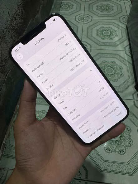 Apple iPhone 12 Pro Max 128GB Xám Màn zin. Mua bán Điện thoại tại Quận Bình Thạnh Tp Hồ Chí Minh được đăng bởi Hội Đồ Điện Tử hình 1