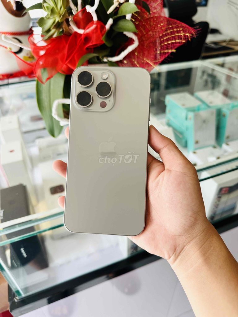 Apple iPhone 15 Pro Max 256GB Xám. Mua bán Điện thoại tại Thị xã Phú Mỹ Bà Rịa - Vũng Tàu được đăng bởi BI TÁO PHƯỚC LẬP hình 1