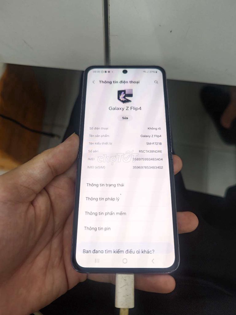 Samsung Galaxy Z Flip4 256GB Tím. Mua bán Điện thoại tại Quận 10 Tp Hồ Chí Minh được đăng bởi cường hình 1