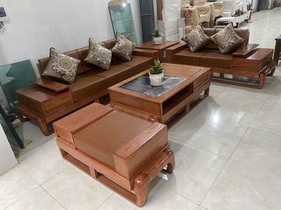 Bộ Bàn Ghế SoFa Đùi Gà 2 Văng Gỗ Sồi Nga. Mua bán Bàn ghế tại Huyện Ứng Hòa Hà Nội được đăng bởi Đồ Gỗ Đỗ Mạnh