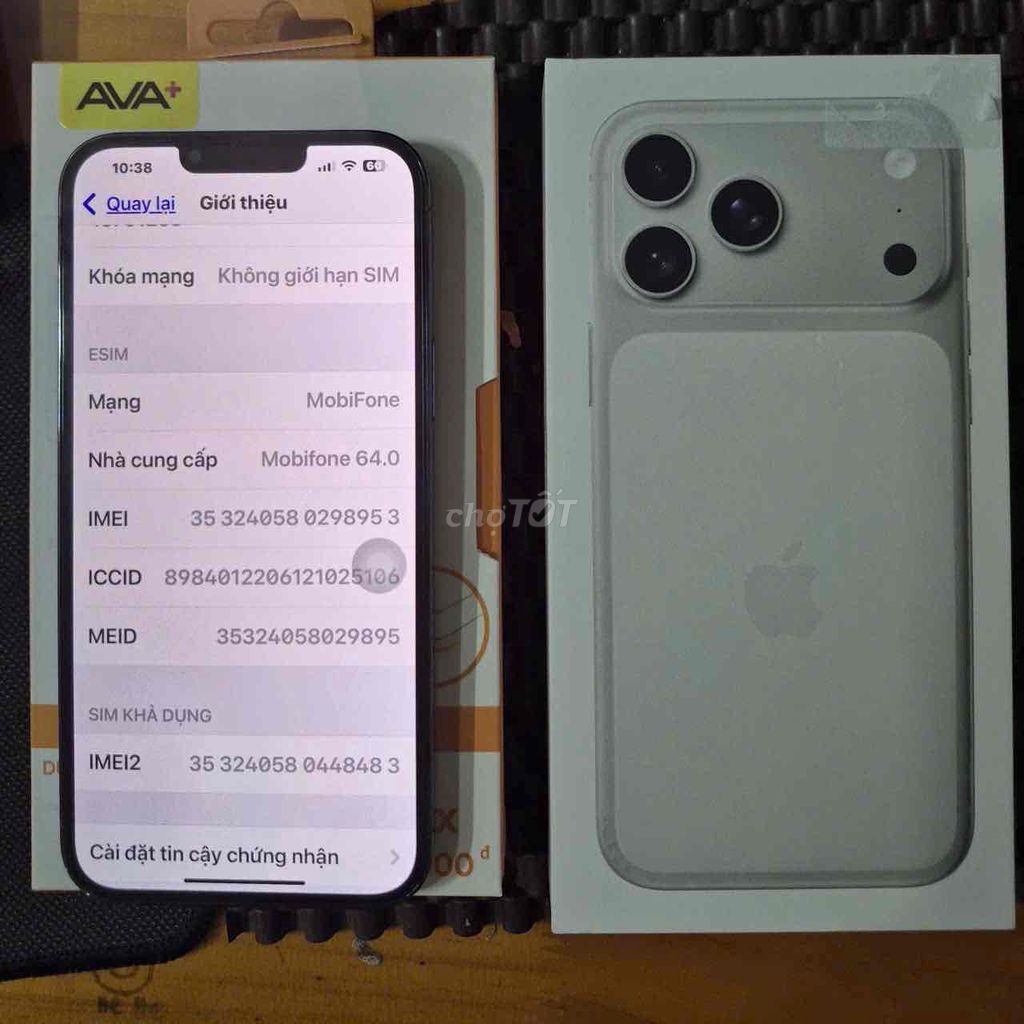 Cần bán Apple iPhone 13 Pro Max 256GB màu xanh. Mua bán Điện thoại tại Thành phố Pleiku Gia Lai được đăng bởi Anh Dũng hình 1